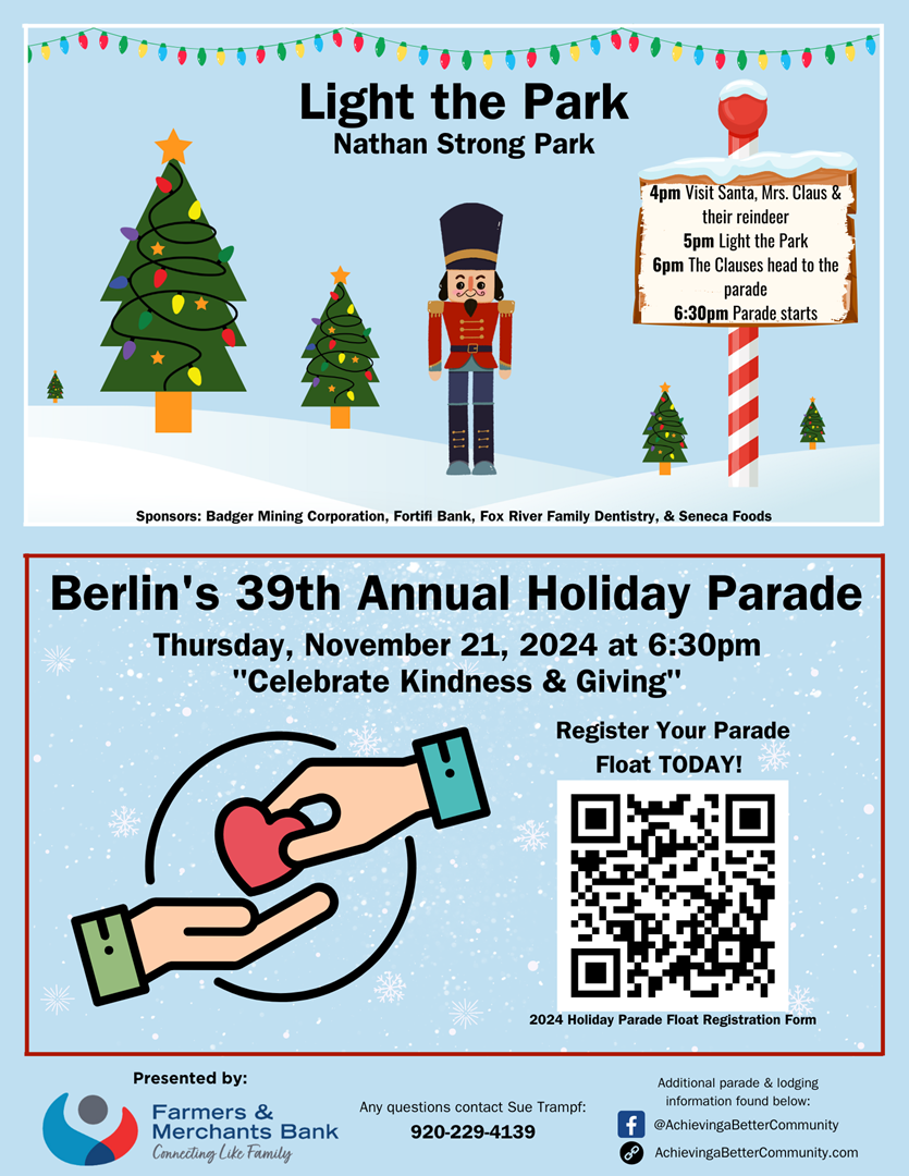 Holiday Parade Poster 2024