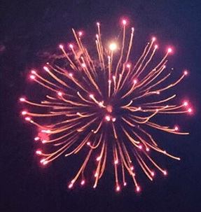 Fireworks at the Let Freedom Ring event in Berlin, Wisconsins